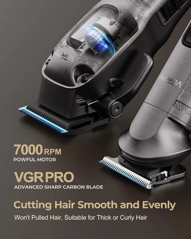 Alt view image 2 of 7 - Hair Clippers for Men Professional, Cordless Hair Clippers for Hair Cutting, Mens Clippers and Trimmers Set, Electric Hair Trimmer for Men with Packa Box