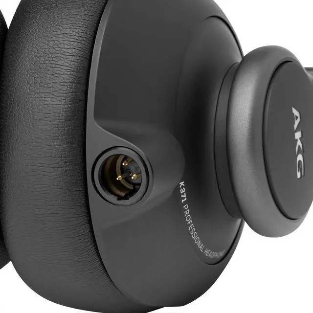 Alt view image 5 of 6 - Pro Audio K371 Wired Over-Ear, Closed-Back, Foldable Professional Recording Studio Headphones, Studio Monitor Mixing, Podcast, DJ Stereo Headsets, Black