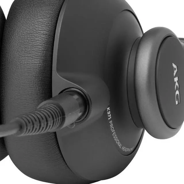 Alt view image 6 of 6 - Pro Audio K371 Wired Over-Ear, Closed-Back, Foldable Professional Recording Studio Headphones, Studio Monitor Mixing, Podcast, DJ Stereo Headsets, Black