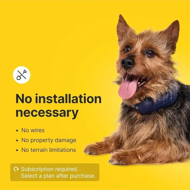 Alt view image 5 of 5 - Collar 4, All New GPS Wireless Dog Fence & Dog Training Collar with GPS Tracker, Subscription Required, Waterproof, One Size, Midnight