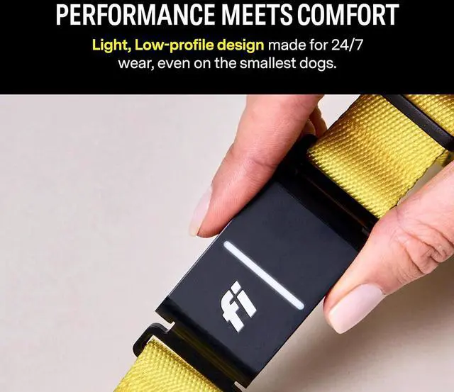 Alt view image 6 of 7 - Series 3 Smart Dog Collar - GPS Dog Tracker and Activity & Health Monitor, Waterproof, LED Light, Escape Alerts, Nationwide Covera [Free 1 Year Membership] (Pink, Medium)