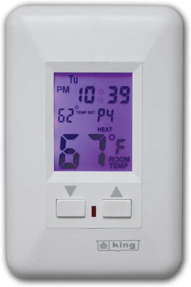 Main image of ESP230-R Electronic Line-Volta Programmable Thermostat, White