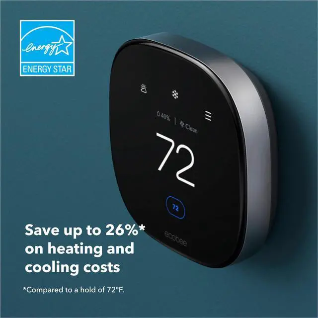Alt view image 2 of 7 - Smart Thermostat Premium with Smart Sensor and Air Quality Monitor - Programmable Wi Thermostat - Works with Siri, Alexa,  Assistant