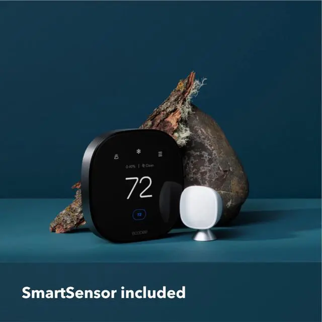 Alt view image 5 of 7 - Smart Thermostat Premium with Smart Sensor and Air Quality Monitor - Programmable Wi Thermostat - Works with Siri, Alexa,  Assistant