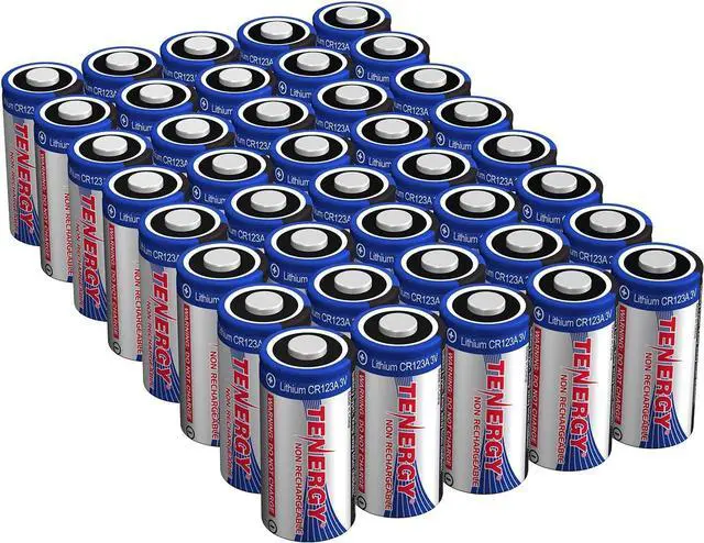 Main image of 1500mAh 3V CR123A Lithium Battery, High Performance CR123A Cell Batteries PTC Protected, Smart Sensors Replacement CR123A Batteries, 40 Pack (Non-Recharable)