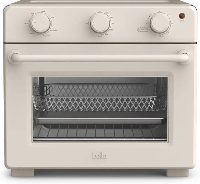 Main image of Air Fry Toaster Oven, 7 Preset Coo Options, Dishwasher-Safe EverGood Coated Trays Included, 60-Minute Auto Shutoff w Audible Timer, Power Indicator Light, 1700 Watt, Oatmilk