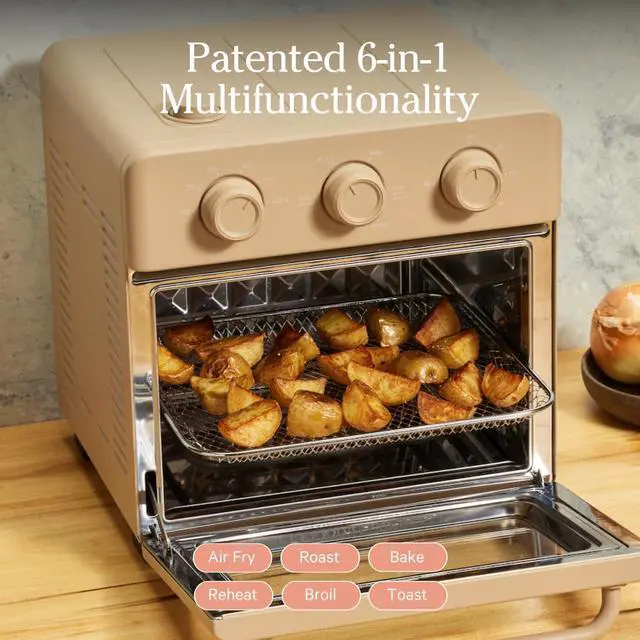 Alt view image 3 of 6 - Our Place Wonder Oven | 6-in-1 Air Fryer & Toaster Oven with Steam Infusion | Compact, Countertop Friendly, Fast Preheat, Multifunctional | Air Fry, Toast, Roast, Bake, Reheat & Broil | Steam