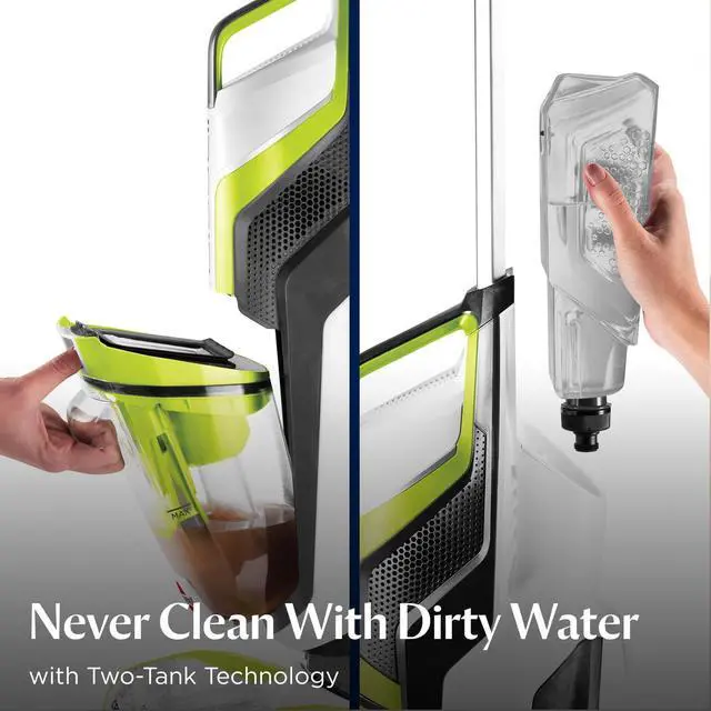 Alt view image 4 of 6 - Crosswave Turbo Vacuum Mop All in One Wet and Dry Vac Combo Hard Floor & Area Rug Cleaner, 3888A