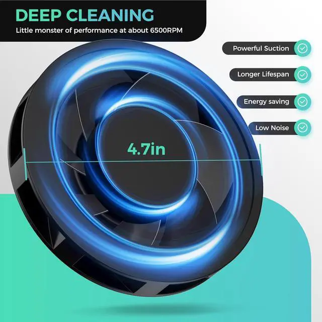 Alt view image 6 of 7 - Professional Nail Dust Collector, 1600PA Portable, 10 Speeds, Disposable lter Papers (30 Pcs), Matte White, Modern, Lightweight, Nail Vacuum for Home & Salon-White