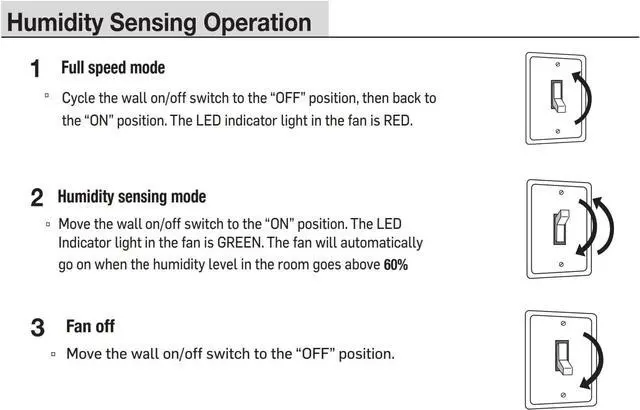 Alt view image 5 of 7 - Super Quiet 110 CFM, 1.2 Sone Bathroom Ventilation and Exhaust Fan with Humidity Sensor, No Attic access Needed Installation, Ceiling Mounted Fan,White