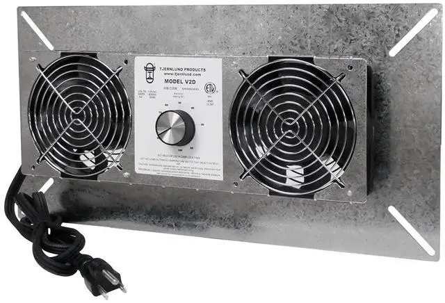 Main image of V2D Underaire Crawlspace Ventilator Fan Moisture Reducing 220 CFM