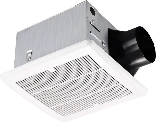 Main image of Bathroom fan 110 CFM, 1.2Sone No Attic access Needed Installation,Very Quiet Bath Ventilation and Exhaust Fan, Ceiling Mounted Fan,White Plastic Grille