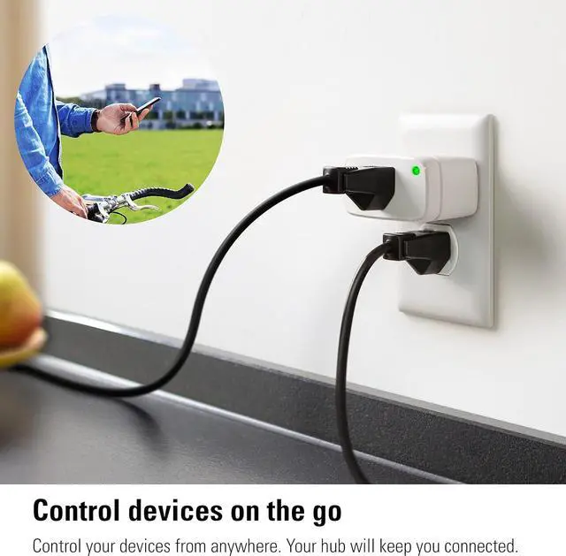 Alt view image 5 of 7 - Energy (Matter) 2 Pack  Smart Plug, App and Voice Control, 100% Privacy, Matter Over Thread, Works with Apple Home, Alexa, Google SmartThings, requires Thread Border Router by DT