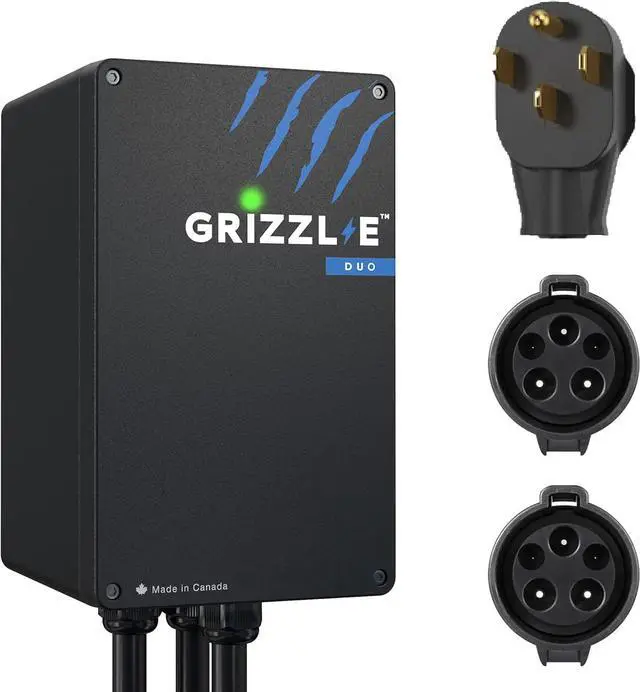 Main image of Duo Ll 2 Plug in EV Charger, up to 40 Amp, Two 24 feet Premium Cables (14-50 Plug) by DT