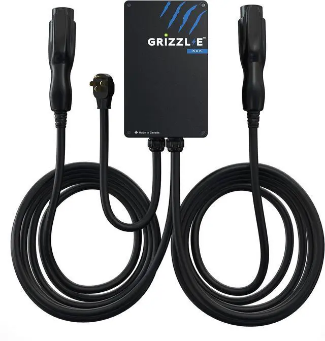 Alt view image 6 of 6 - Duo Ll 2 Plug in EV Charger, up to 40 Amp, Two 24 feet Premium Cables (14-50 Plug) by DT