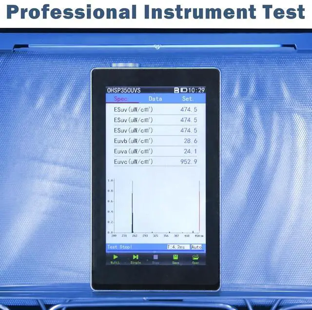 Alt view image 6 of 7 - UVC Sanitizer Box Ozone Free with Timer, Portable Large Cleaner Bag USB Port, UV Light Blue Tote for Mask, Cell Phone, Baby Bottle, Key, Towel 12L/3.17 gal by DT