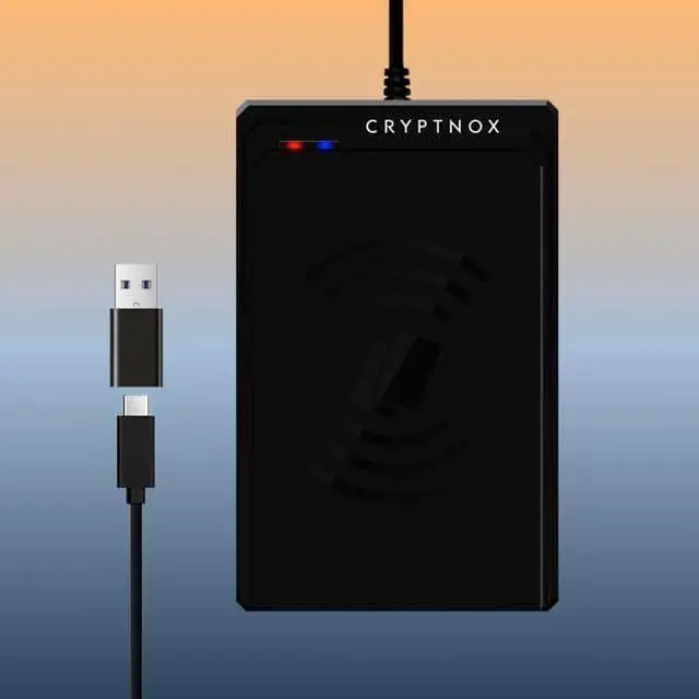 Alt view image 2 of 6 - Contactless Smart Card Reader  ISO 14443 & Mifare® Compliant | USB Type-C and Type-A Connectivity Secure Authentication for E-Payments, E-Commerce, Access Control More by DT