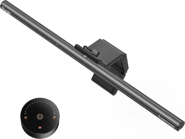 Main image of Monitor Light Bar with Remote, Fit for Curved Monitors/Camera Base, Eye-Care Computer Screen Bar, Auto-Dimming Dimmable Work Office Gaming Desk Lamp, Gray by DT