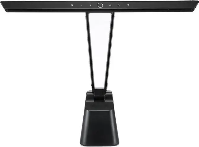 Alt view image 2 of 6 - Professional LED Piano Lamps for Upright - Lights with Ambient Light, Memory Function, Eye-Care, 5 Lls Color Temperatures, Dimming, Steady Base, Black by DT