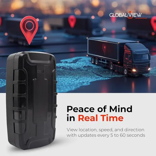Alt view image 7 of 7 - Global View Hidden Magnetic GPS Tracker  Real-Time Car Tracker, Subscription Required Quick Setup, Backing, Fleet Tracking Device Software, Long Battery Life, Geofence, Speed Alert by DT