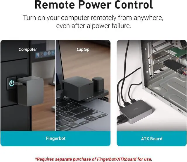 Alt view image 6 of 7 - Comet (GL-RM1) Remote KVM Control Over Internet, 4K@30Fps, Tailscale Support, Remote Keyboard, Video, MouseInstall OS Via BIOS Control, Adapted KVM Switches, Mouse Jiggler for Home Work
