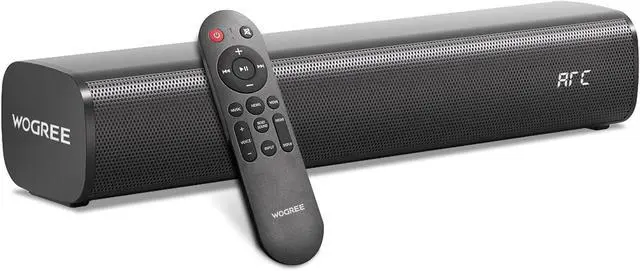 Main image of 2.1ch Sound Bar for Smart TV with 6 Lls Voice ment, Built-in Subwoofer, 16 Inches Bluetooth 5.3 Soundbar Speakers ARC/Optical/AUX/USB Connection by DT