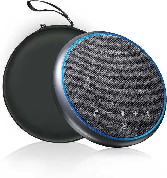 Main image of Conference Speaker and Microphone, Bluetooth Speakerphone, Noise Reduction, 360°Voice Pickup 43H Standby time, USB C Bluetooth Microphone Compatible with Zoom, Teams, Skype, Home Office