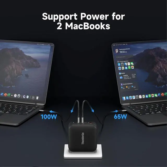 Alt view image 4 of 6 - 240W GaN Charger, 4-Port USB C Fast Charging Station with 140W Max PD 3.1 Port, Compact Travel Wall Adapter for MacBook Pro/Air M3/M2/M1, Laptops, iPhone 15/14, Galaxy S24/S23, iPad, Steam Deck by DT