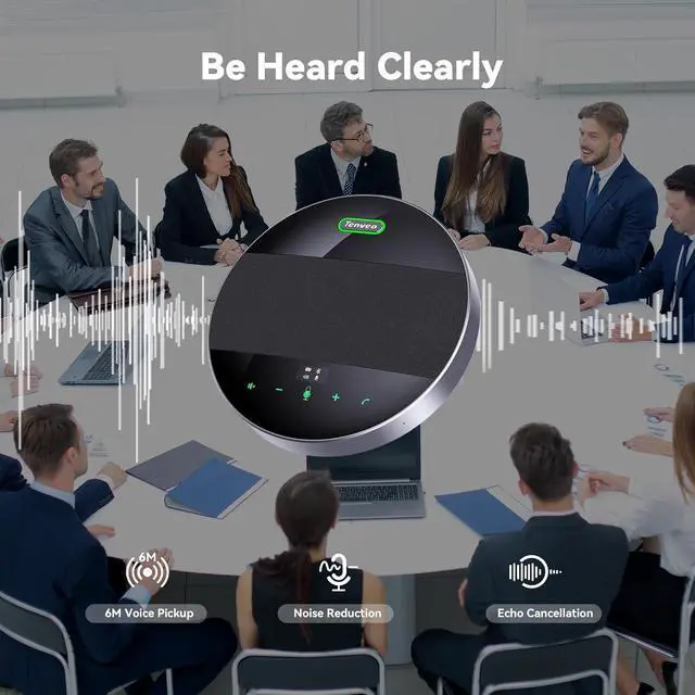 Alt view image 5 of 7 - All-in-One Conference System 3X Optical Zoom PTZ Camera and MagiCall Bluetooth Speakerphone Upgraded Audio Video Output USB3.0/HDMI/RS485/RS232 Works with OBS for Large Meeting by DT