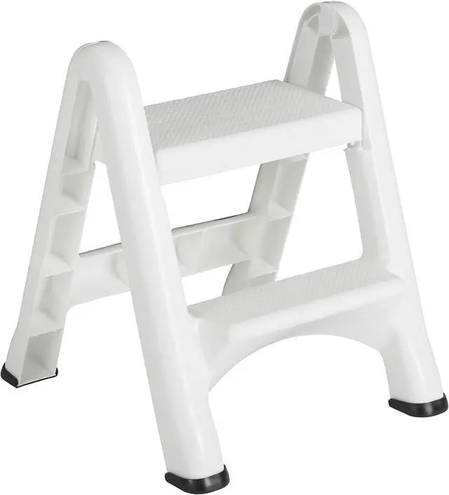 Main image of EZ Step Folding Stool, 2-Step, White by DT