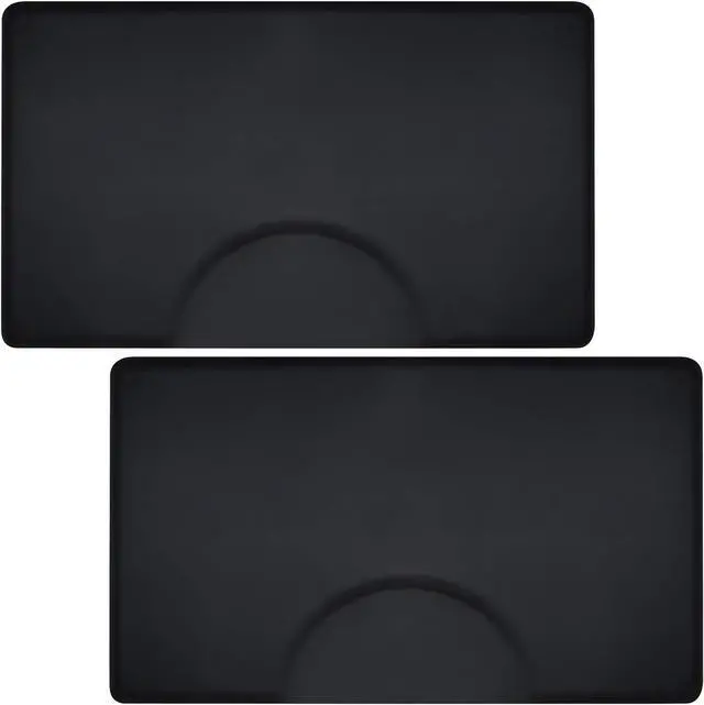 Main image of 3 ft. x 5 Salon & Barber Shop Chair Anti-Fatigue Floor Mat - Black Rectangle 1/2 in. Thick 2 Pack by DT