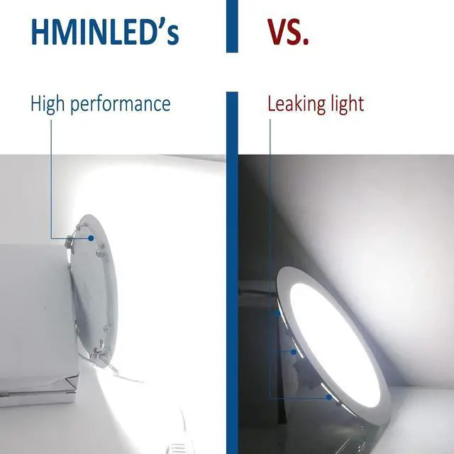 Alt view image 7 of 7 - 6 Inch 12Watt Ultra-Thin Round LED Recessed Panel Light Lamp with Driver, 100 Watt Incandescent Equivalent, 6000K~6500K Cool White, Home, Office, Commercial Lighting Pack of 10 by DT