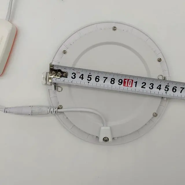 Alt view image 2 of 7 - 6 Inch 12Watt Ultra-Thin Round LED Recessed Panel Light Lamp with Driver, 100 Watt Incandescent Equivalent, 6000K~6500K Cool White, Home, Office, Commercial Lighting Pack of 10 by DT