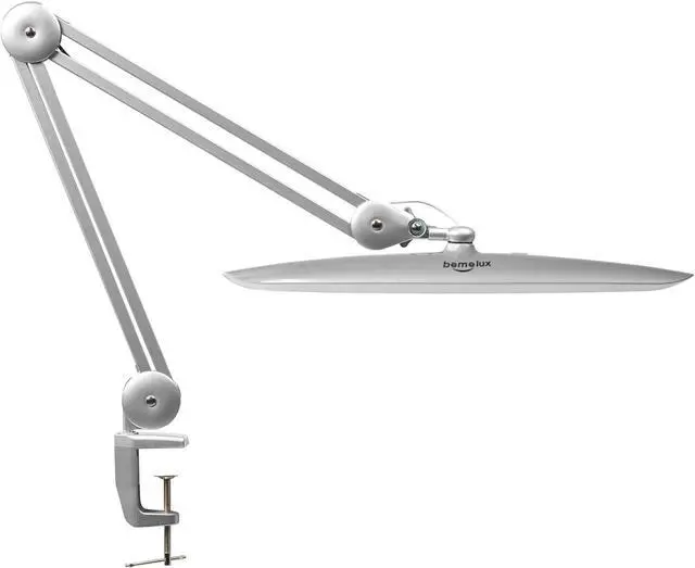 Main image of LED Desk Lamp with Clamp, Dimming Task for Reading Desktop Office Workbench Table Architect Sewing Study Home Craft, Bright 117PCS LEDs, 2200 Lumens 20 Inch Metal Swivel Arm Work by DT
