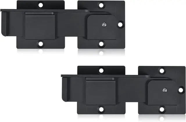 Main image of 7.5" Flip Gate Latch Lock with Padlock Holes 2Pack, 4mm Heavy Duty Aluminum Alloy Door Latch for Outdoor Wooden Fence, Swing and Sliding Open Gate, Double Gate, Barn Door, Shed, Vinyl Fence