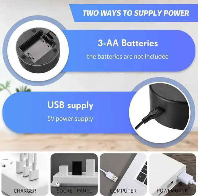 Alt view image 3 of 7 - 12 Pieces Clear Acrylic Sheets and 12 Pieces 3D Night LED Light Lamp Base with Remote Control and USB Cable, DIY Acrylic Lamp Base Set for Restaurant Bar Cafe Shop Room Decoration (Rectangular)