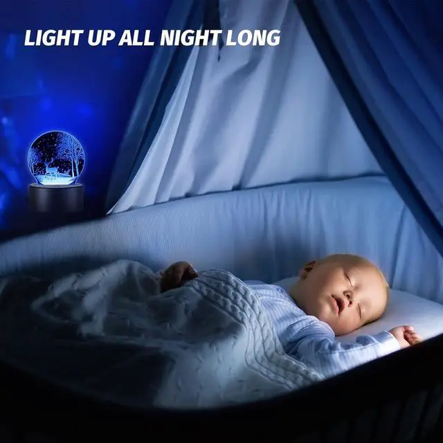 Alt view image 6 of 7 - 12 Pieces Clear Acrylic Sheets and 12 Pieces 3D Night LED Light Lamp Base with Remote Control and USB Cable, DIY Acrylic Lamp Base Set for Restaurant Bar Cafe Shop Room Decoration (Rectangular)