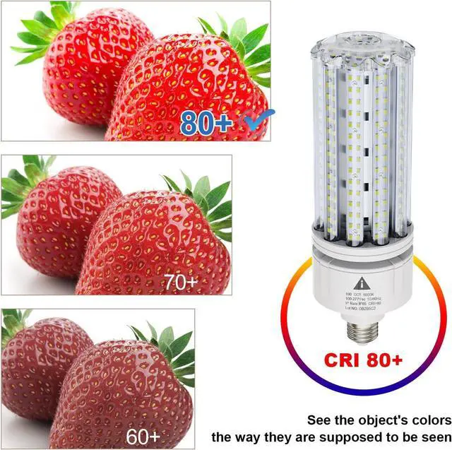 Alt view image 3 of 5 - LED Corn Light Bulb 100W Super Bright 15000lm 5000k E26 /E39 Led Corn Bulb, 1000W Equivalent CFL Metal Halogen HID Led Bulb for Outdoor Indoor Area Garage Basement Warehouse (2-Pack)