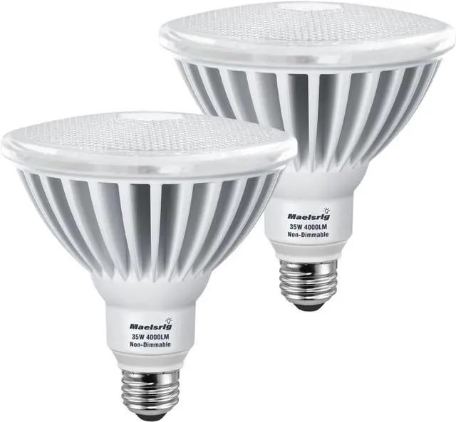 Main image of PAR38 LED Flood Light Bulbs, 300W Equivalent, Indoor Outdoor Flood Light Bulb, Daylight 5000K, Waterproof, 35W 4000LM, Non-Dimmable, 2-Pack