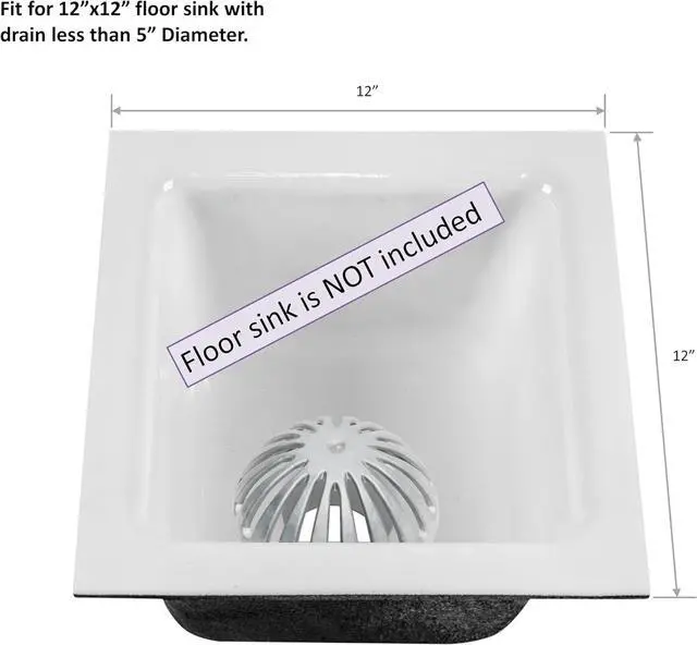 Alt view image 5 of 6 - FS-DS Heavy Duty Aluminum Dome Sink Drain Strainer Floor Drain Cover for Kitchen, Restaurant, Bar, Buffet or Food Service. 5-1/4" Diameter x 2-1/4"H (3 pcs)