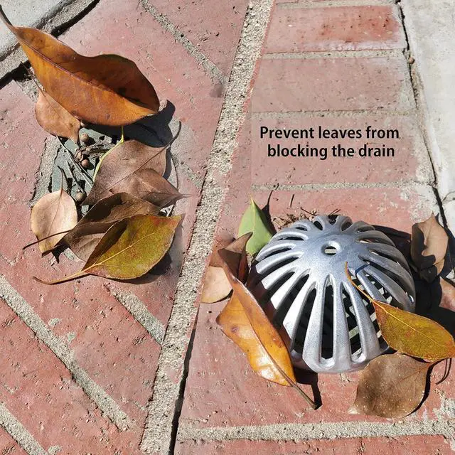 Alt view image 6 of 6 - FS-DS Heavy Duty Aluminum Dome Sink Drain Strainer Floor Drain Cover for Kitchen, Restaurant, Bar, Buffet or Food Service. 5-1/4" Diameter x 2-1/4"H (3 pcs)