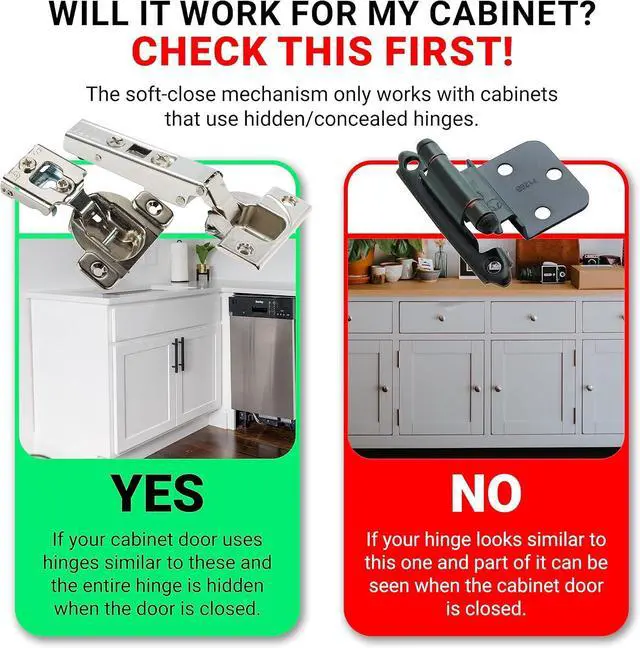 Alt view image 3 of 7 - 25 Pack  Hardware Soft Close for Cabinet Doors/Metal Soft Close Adapter/Damper/Hardware/Zinc/Hinge/European Made! SCD101