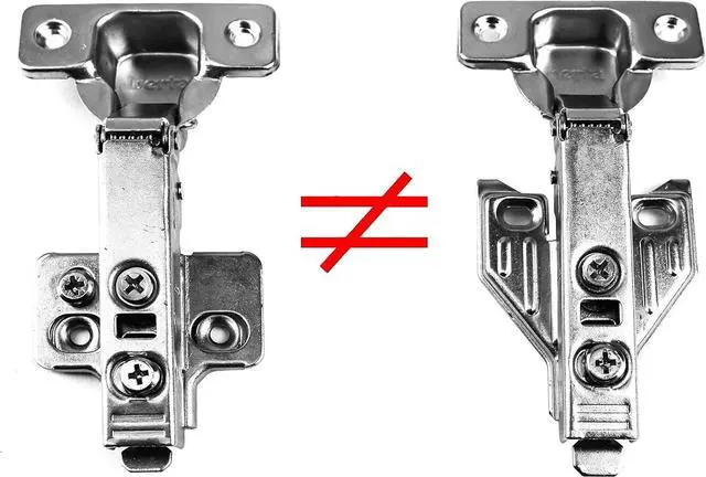 Alt view image 7 of 7 - 50-Pack, Full Overlay Cabinet Door Hinges,105 Degree Adjustable Concealed Kitchen Cabinet Hinges Soft Close for Face Frame Cabinet, with Screws - Durable and Easy Installation