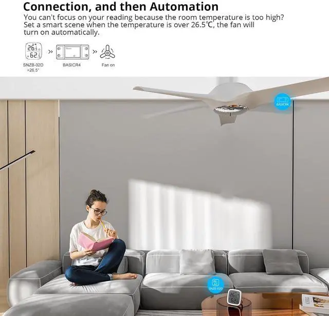 Alt view image 6 of 7 - BASICR4 Wi-Fi Smart Switch,DIY Module for Smart Home Automation Solution,Compatible with Alexa & Google Home Assistant,4 Pack
