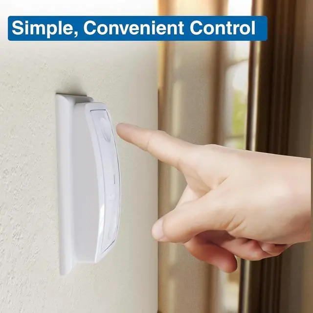 Alt view image 4 of 7 - ABRA Bluetooth® Surface Switch with Smart Plug/Gateway - Convenient All-in-One Package, Easy Wire-Free Installation & App-Free Operation, Control ABRA Smart Lighting, Requires 2.4 GHz Wi-Fi