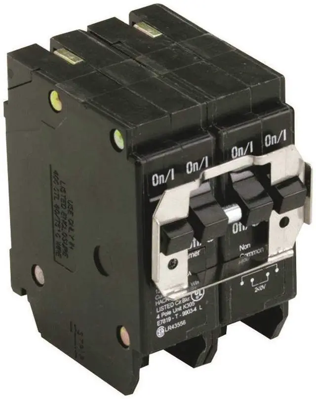 Main image of BQC230240 Quad Breaker 1 - 2P 30A X 1 - 2P 40A Ct, 1 " x 1 " x 1"