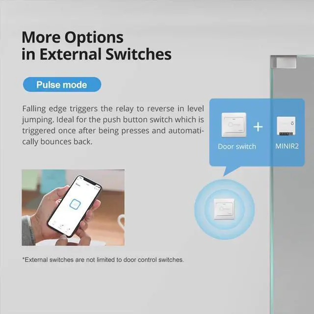 Alt view image 5 of 7 - Mini R2 10A Smart WiFi Wireless Light Switch, Universal DIY Module for Smart Home Automation Solution, Works with  Alexa & Google Home, No Hub Required 5-pack