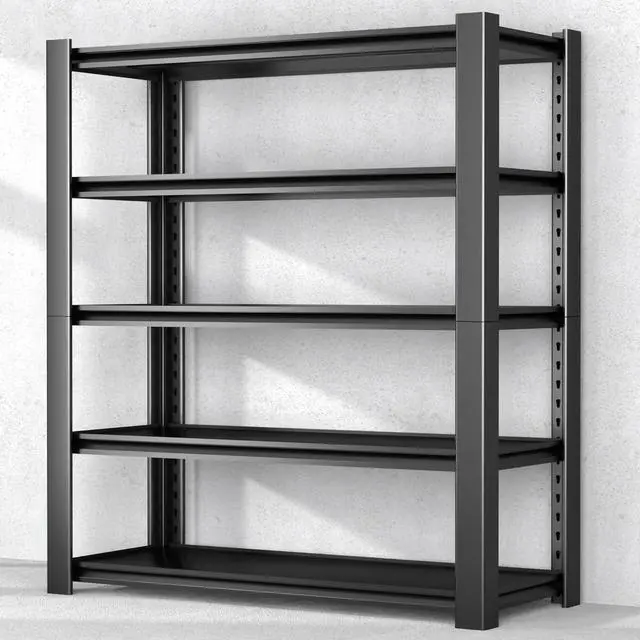 Main image of 5-Tier Garage Shelving Heavy Duty, 3000 LBS Capacity Metal Storage Rack 24" D x 60" W x 76" H, Adjustable Steel Shelves Unit for Garage, Warehouse, Basement, Pantry, Workshop.1 Pack