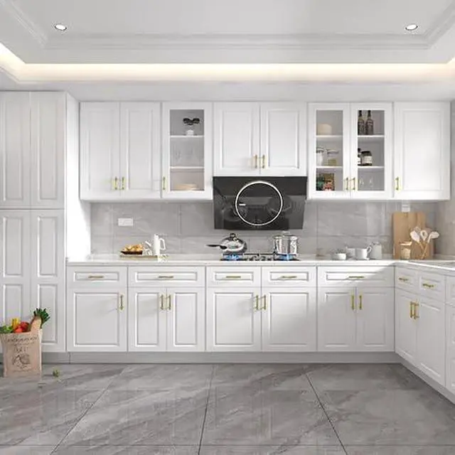 Alt view image 6 of 7 - Wood Wall-Mounted Cabinet,RTA Bathroom Medicine Cabinet with Adjustable Shelves and 2 Soft-Close Doors,Laundry Storage Cabinet for Bathroom,Kitchen,Living Room 12"D*30"W*30"H,Traditional White