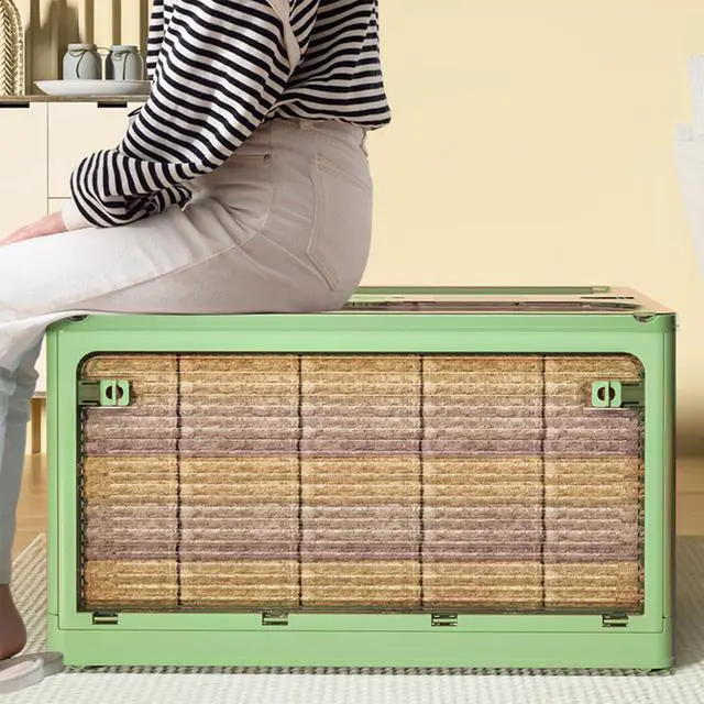 Alt view image 5 of 6 - Collapsible Storage Bins,Closet Organizers and Storage,Storage Bins with Lids,Closet Organizers and Storage, Dorm Room Essentials,Folding Storage Box